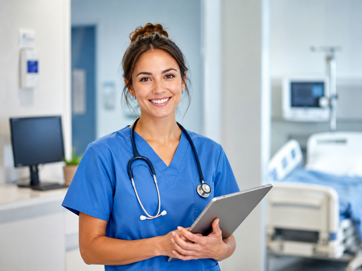 Nurse in a clinical setting