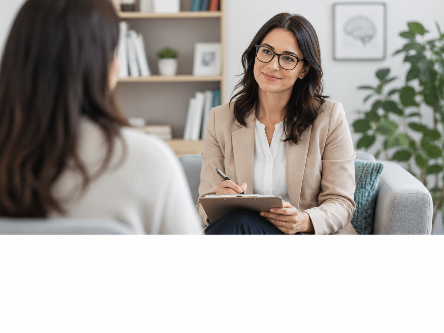 Psychologist in a consultation